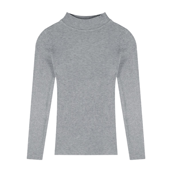 solid color knitted sweater  KF83324