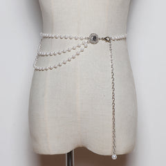 Pearl waist chain KF81835