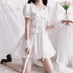 Punk dark dress KF81403