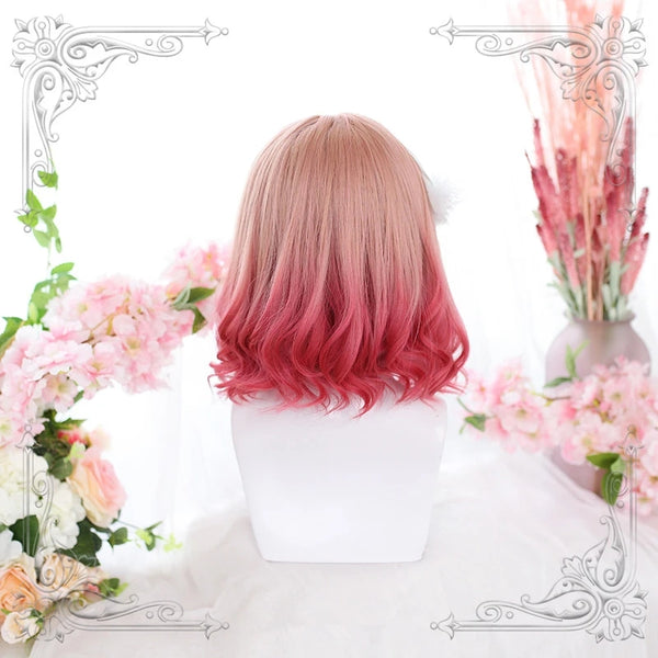 Harajuku pink wig KF81202