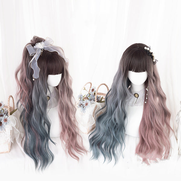 Lolita gradient long curly hair  KF82679