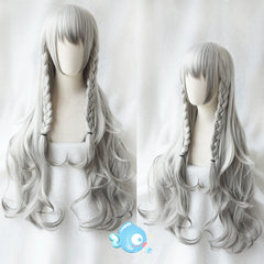 Cosplay long roll wig KF9445