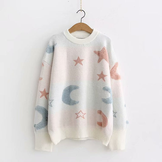 Star Moon Sweater KF9379