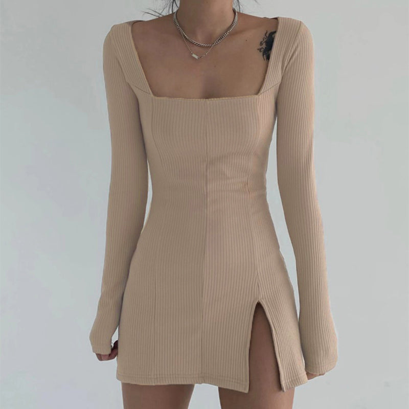 vintage long sleeve dress  KF50101