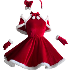 COSPLAY  Christmas suit （4-piece set+ socks） KF82452