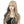 Big wavy blonde long curly hair wig  KF9307