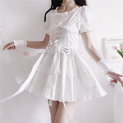 Punk dark dress KF81403