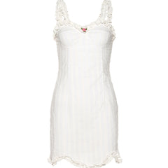 White vintage lace dress  KF81121