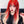 Orange gradient wig KF81391