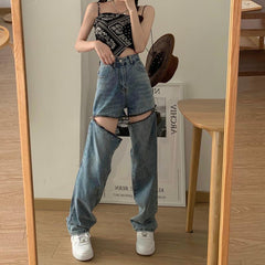 Ulzzang Fashion Jeans KF82125