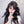 Black brown roll wig KF9241