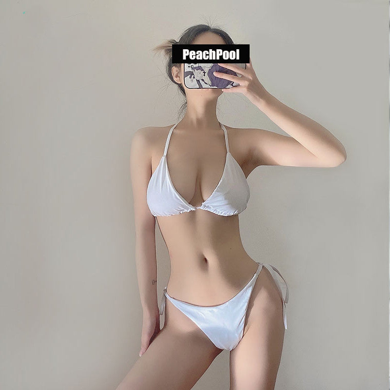 White Bikini Lingerie Swimsuit Set  KF82657