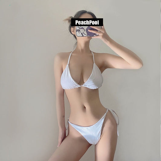 White Bikini Lingerie Swimsuit Set  KF82657