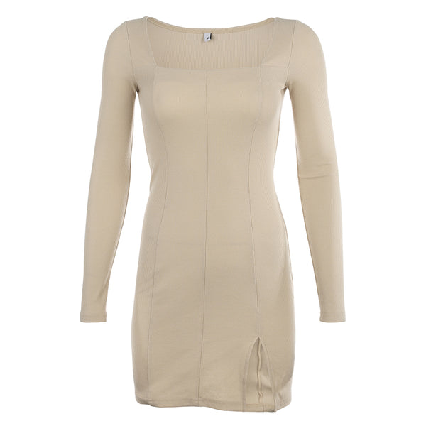 vintage long sleeve dress  KF50101