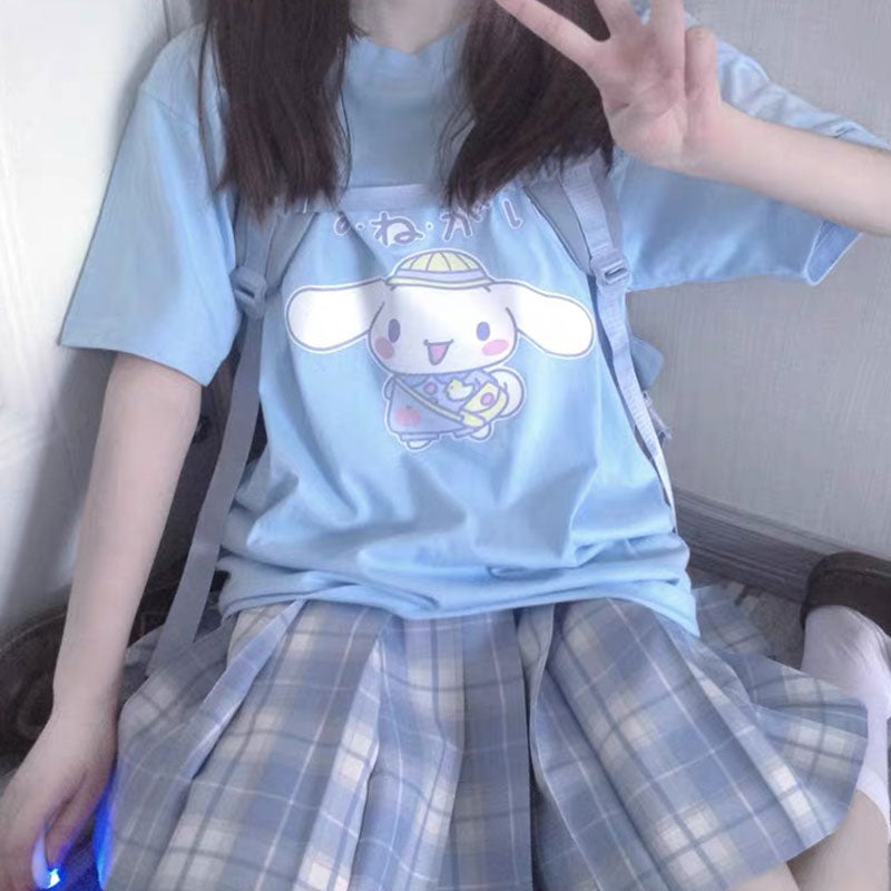 Japanese cute cinnamoroll t-shirt kf82725