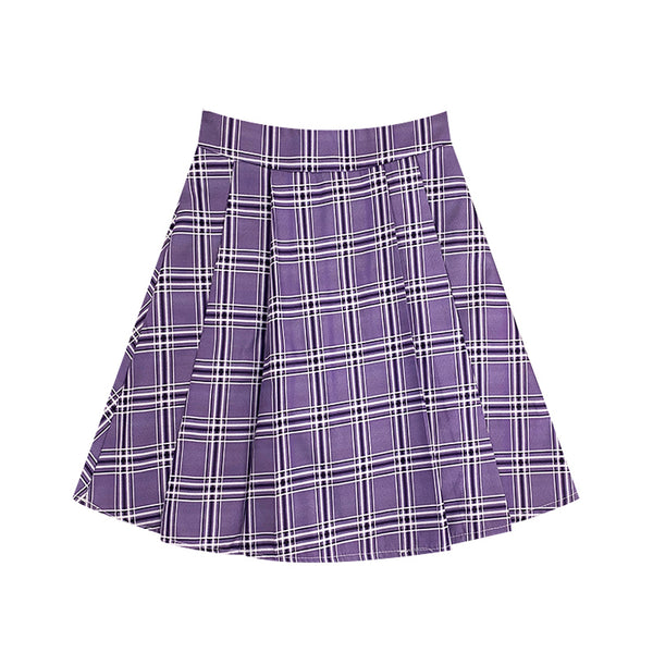 Korean plaid skirt KF81158
