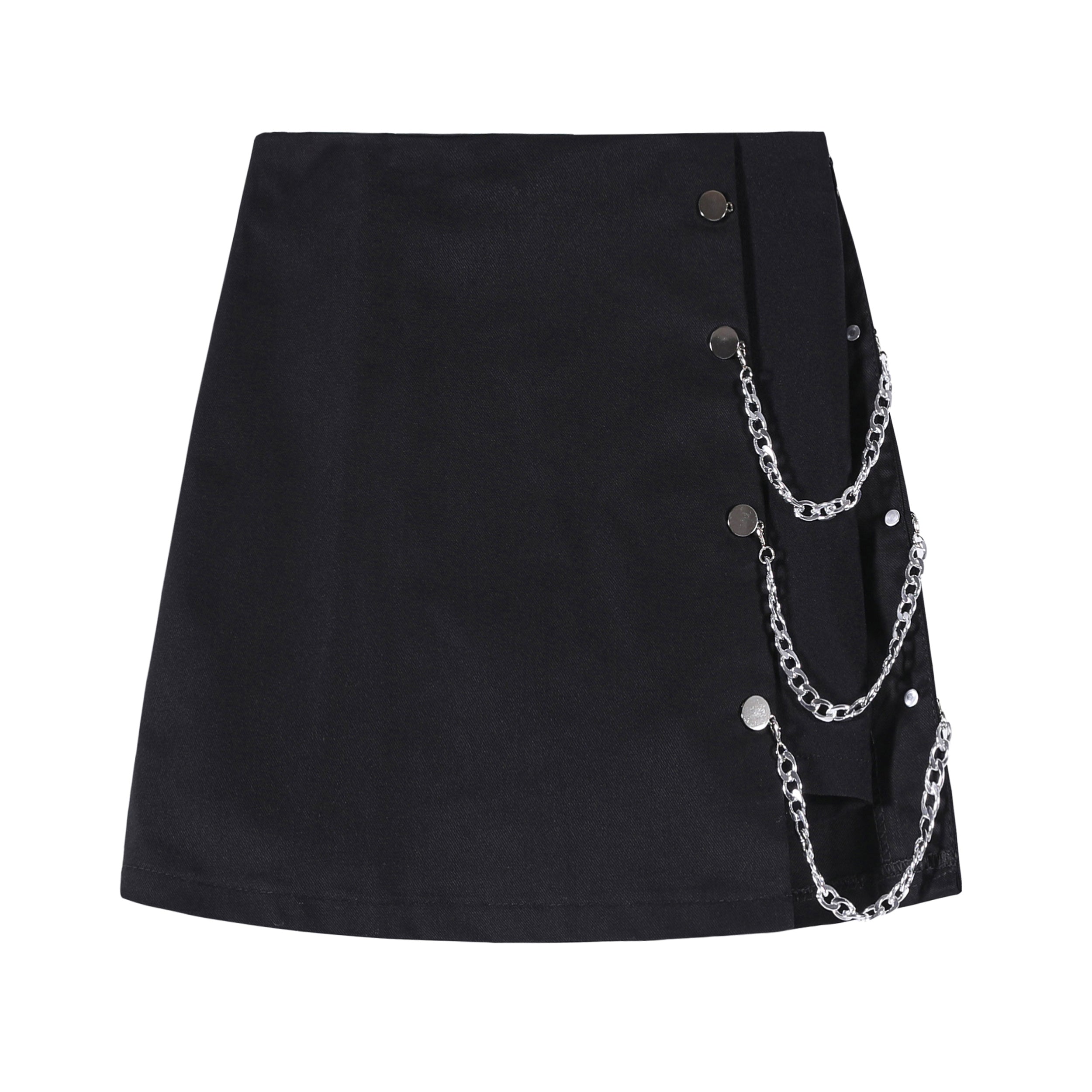 Dark high waist skirt suit   KF82162