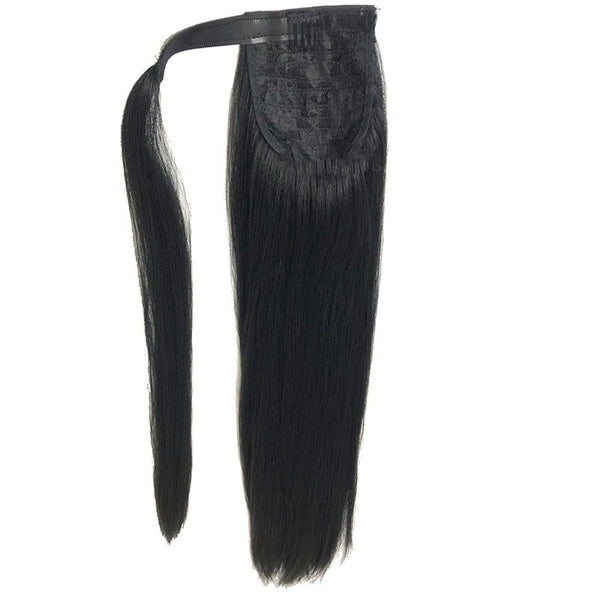 Black double ponytail 2 pack  KF82688