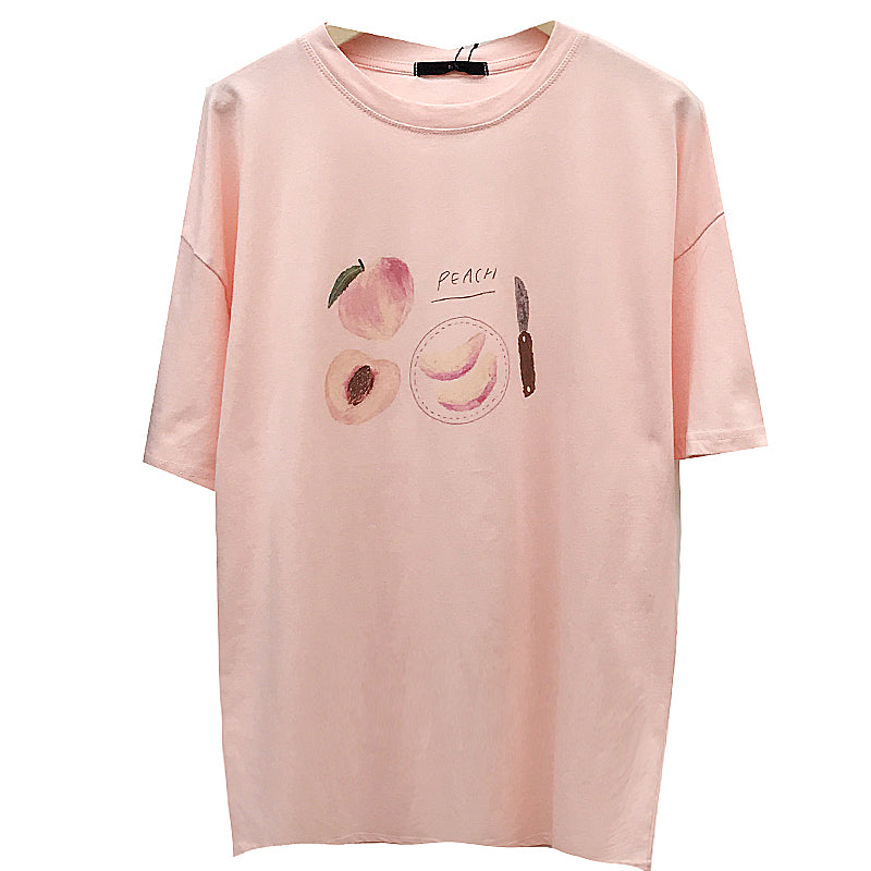 Peach T-shirt KF81223