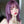 PURPLE STRAIGHT WIG KF82245
