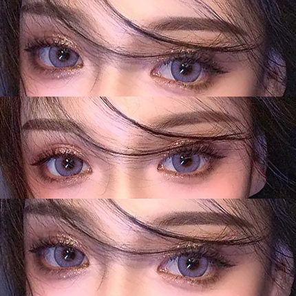 PINK PURPLE CONTACT LENS(TWO PIECES) KF43993