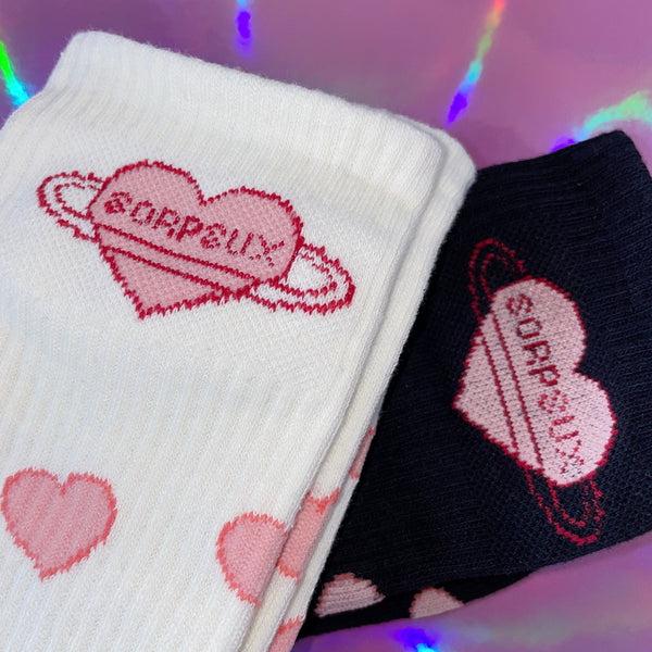 Vintage Heart Socks  KF82856