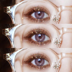 Purple contact lenses (two pieces)  KF1017
