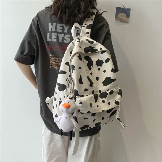 Ulzzang cow backpack KF81859
