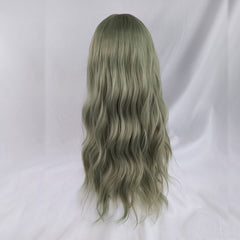 Green long roll wig KF9620