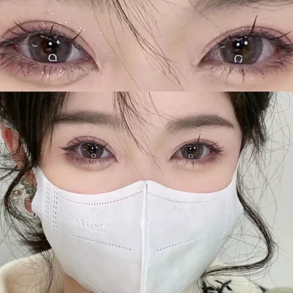 black contact lenses (two pieces)  KF83267