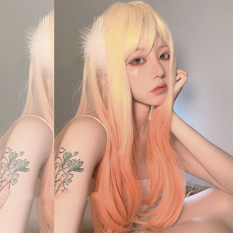 Harajuku Golden wig KF81563