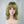 Green short roll wig KF9226