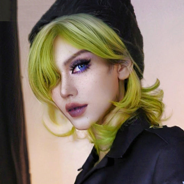 Harajuku green wig  KF83201