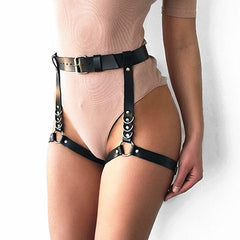 Punk sexy belt leg loop  KF81127