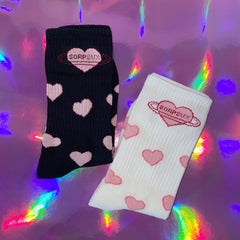 Vintage Heart Socks  KF82856