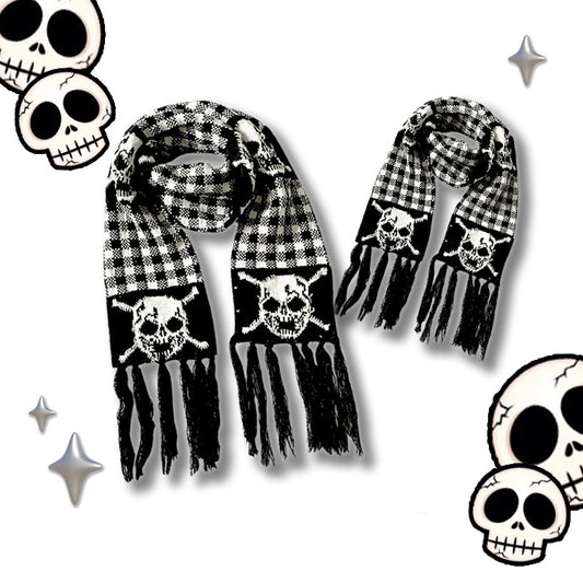 punk skull scarf  KF83197