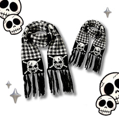 punk skull scarf  KF83197
