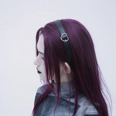 handmade leather headband  KF82697