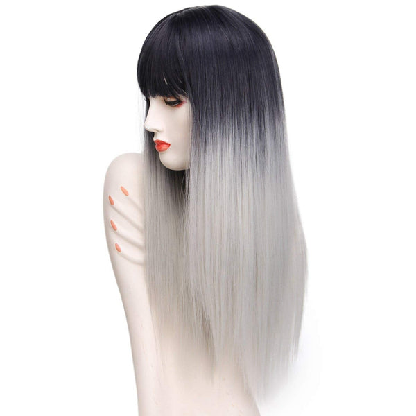 Ombre Gray Wigs KF81855