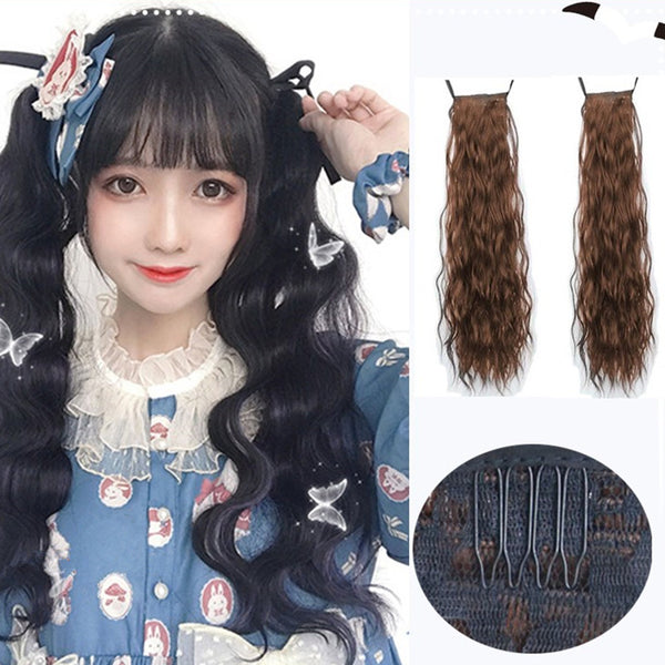 Double ponytail wig KF81783