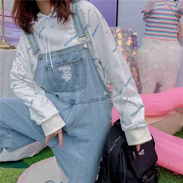 Ulzzang denim overalls KF9451