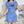 Chic blue two-piece suit KF81905