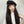 Black long straight wig KF81402