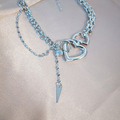 Chic love necklace KF81221