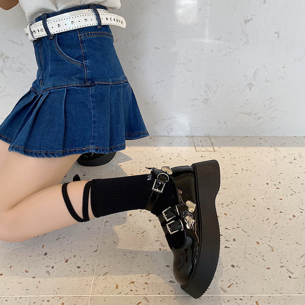 Punk platform shoes  KF82175