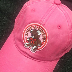 Pink bear cap KF81256
