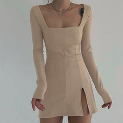 vintage long sleeve dress  KF50101