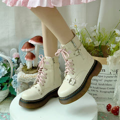 lolita black Martin boots  KF82547