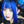 LOLITA BLUE LONG STRAIGHT WIG KF82288