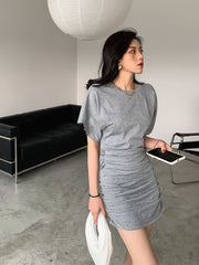Chic Short Sleeve Dress  KF82780